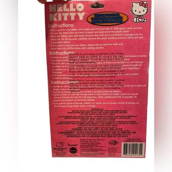 SANRIO Lot of 10 packs of Hello Kitty Tattoos. New - Picture 6 of 6